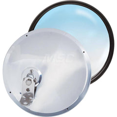 Automotive Mirrors; Mirror Type: Convex Mirror; Mirror Width: 9.2 in; Mirror Length: 8.1 in; Mirror Diameter: 7.5 in; Material: Stainless Steel; Mirror Shape: Circular; Color: Chrome; Adjustability: Tilting; Number Of Mounting Holes: 2.000; Minimum Order