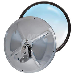 Automotive Mirrors; Mirror Type: Convex Mirror; Mirror Width: 10.6 in; Mirror Length: 9 in; Mirror Diameter: 8.5 in; Material: Stainless Steel; Mirror Shape: Circular; Color: Chrome; Adjustability: Tilting; Number Of Mounting Holes: 2.000; Minimum Order Q