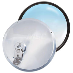 Automotive Mirrors; Mirror Type: Convex Mirror; Mirror Width: 10.5 in; Mirror Length: 9 in; Mirror Diameter: 8.5 in; Material: Stainless Steel; Mirror Shape: Circular; Color: Chrome; Adjustability: Tilting; Number Of Mounting Holes: 2.000; Minimum Order Q