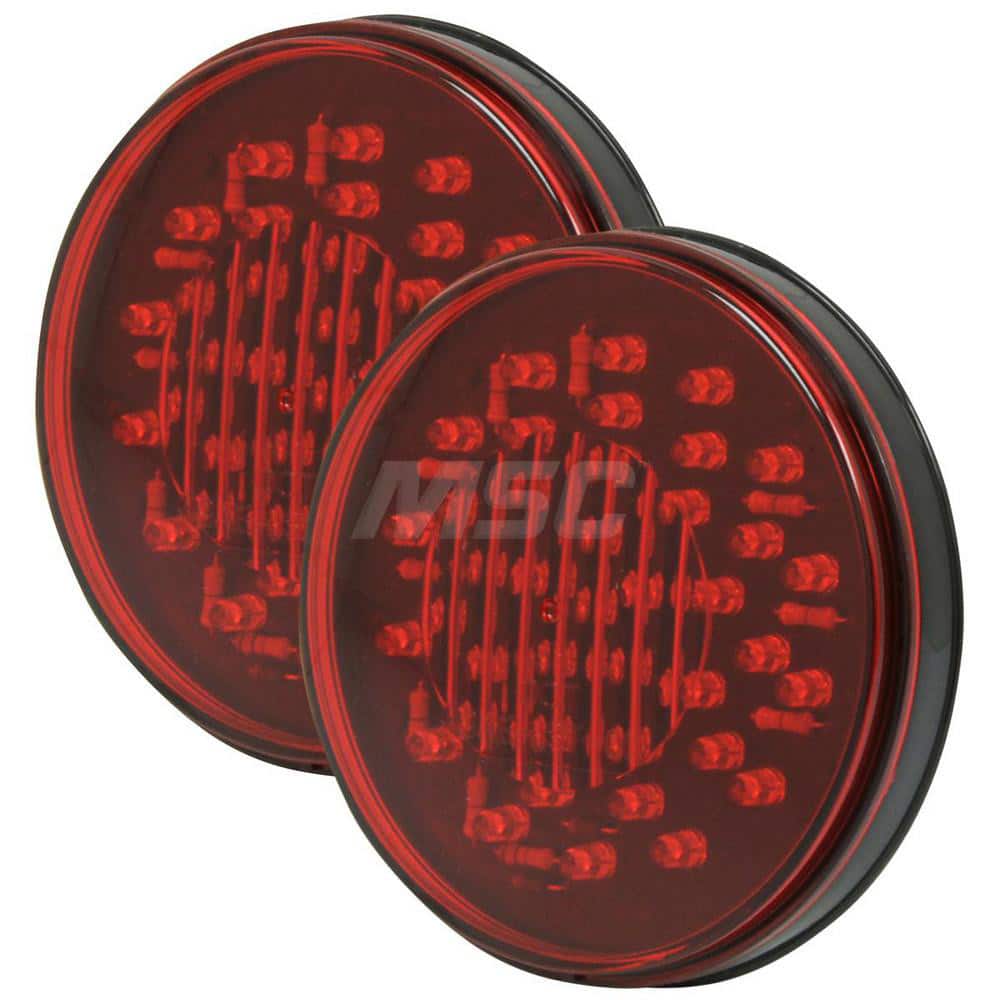 Turn Signal & Tail Lights; Type: Heavy Duty Side & Tail; Color: Red; Length (Inch): 4; Specifications: Sealing Lighting