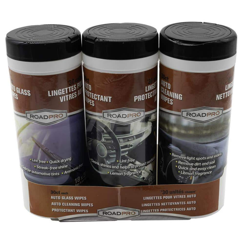 Auto Wipes Canister 3 Pack: Canister Chlorinated