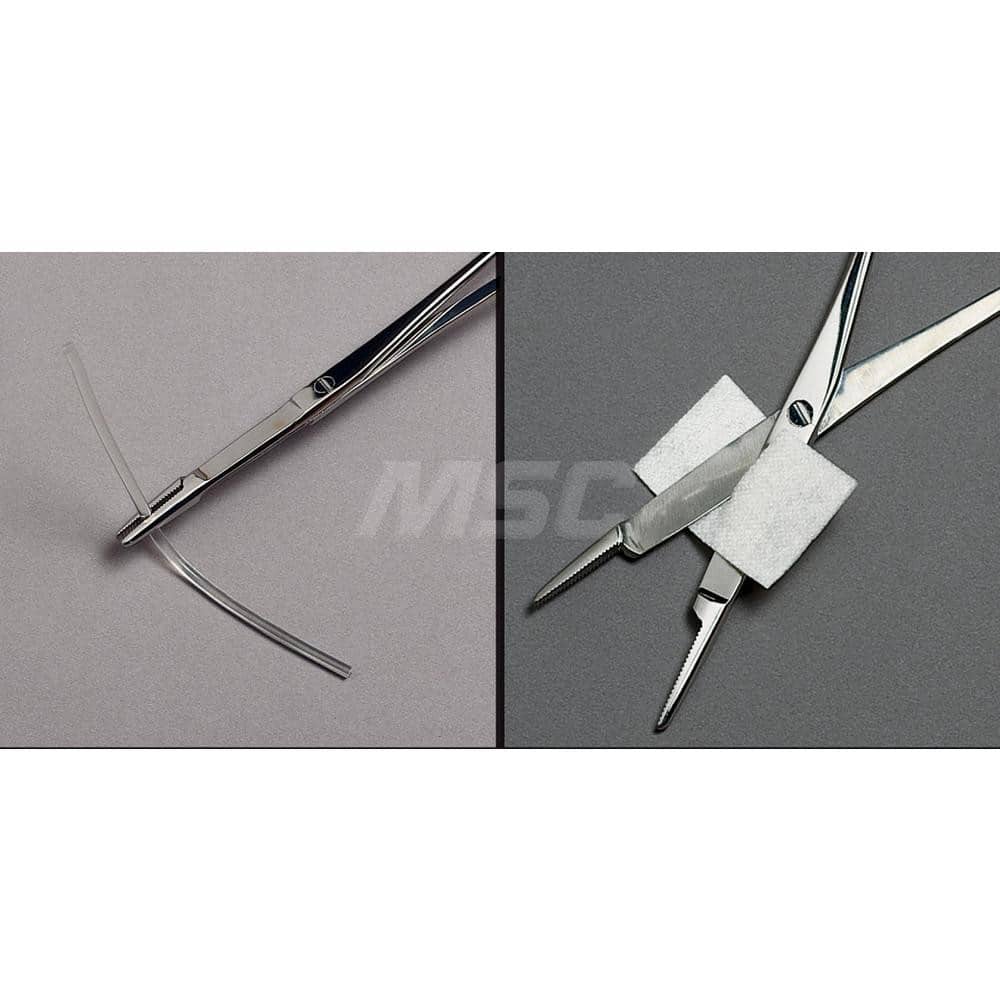 Scissors, Forceps & Tweezers; Product Type: Forceps; Scissor; Tip Shape: Straight; Blade Style: Straight; Disposable: No; Length (Inch): 6.00; Blade Material: Stainless Steel; Handle Material: Steel; Additional Information: No; Overall Length: 6.00