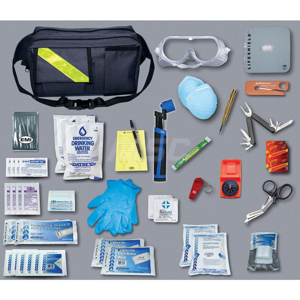 Emergency Prep Kits; Kit Type: Search & Rescue; Container Type: Bag; Container Material: Nylon; Color: Black