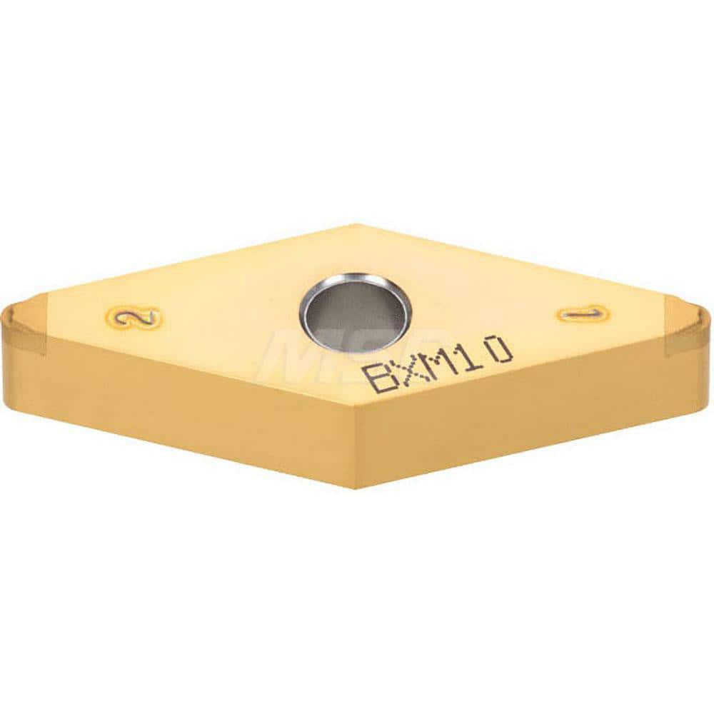 Turning Insert:  2QP-VNGM332HP BXM10,  Polycrystalline Cubic Boron Nitride TiCN Finish,  Neutral,  3/8″ Inscribed Circle,  0.0310″ Corner Radius,  35.0 &deg N/A Diamond,  Series  VNGM