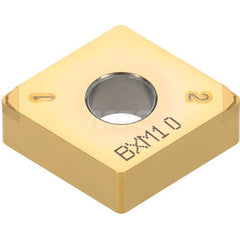Turning Insert:  2QP-CNGM433HP BXM10,  Polycrystalline Cubic Boron Nitride TiCN Finish,  Neutral,  1/2″ Inscribed Circle,  0.0470″ Corner Radius,  80.0 &deg N/A Diamond,  Series  CNGM