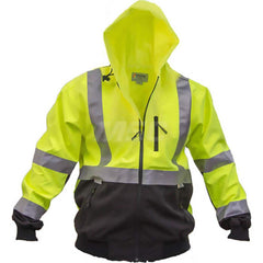 Jackets & Coats; Garment Style: Jacket; Hooded; Size: 2X-Large; Material: Polyester; Spandex; Closure Type: Zipper; Flame Retardant: No; Number Of Pockets: 3.000; Flame Resistant: No