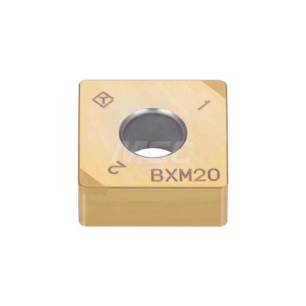 Turning Insert:  2QP-SNGA432-L BXA20,  Polycrystalline Cubic Boron Nitride Coated Finish,  Neutral,  1/2″ Inscribed Circle,  0.0310″ Corner Radius,  90.0 &deg N/A Square,  Series  SNGA
