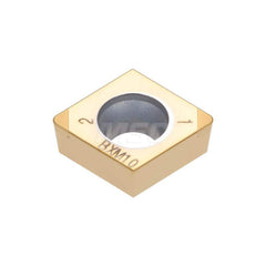Turning Insert:  2QP-CCMW32.51 BX930,  Polycrystalline Cubic Boron Nitride Uncoated Finish,  Neutral,  3/8″ Inscribed Circle,  0.0160″ Corner Radius,  80.0 &deg N/A Diamond,  Series  CCMW