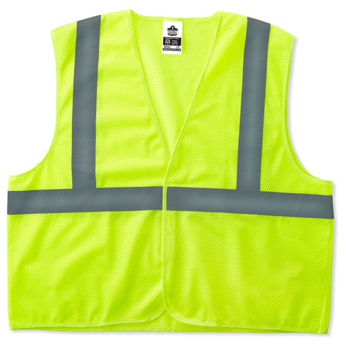 8205HL XS Lime Super Econ Mesh Vest Type R Class 2 - Industrial Tool & Supply