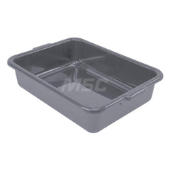 Cans, Pails & Tubs; Product Type: Tub; Volume Capacity Range: 0 - 6.5 gal; Body Material: Polypropylene; Volume Capacity: 6.5; Opening Type: Open Head; Color: Gray; Product Type: Tub; Material: Polypropylene; Volume Capacity (Gal.): 6.5; Color: Gray