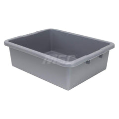 Cans, Pails & Tubs; Product Type: Tub; Volume Capacity Range: 0 - 6.5 gal; Body Material: Polypropylene; Volume Capacity: 6.5; Opening Type: Open Head; Color: Gray; Product Type: Tub; Material: Polypropylene; Volume Capacity (Gal.): 6.5; Color: Gray