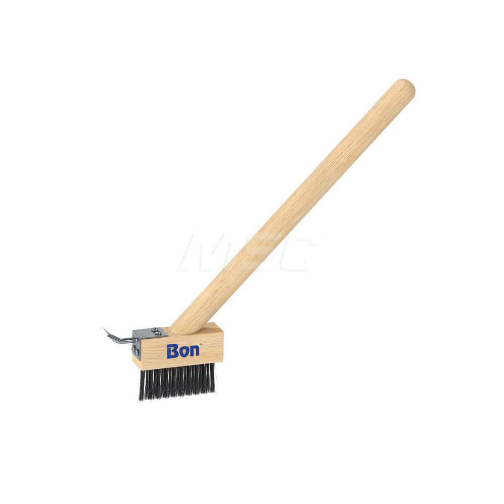 Surface Preparation Brushes; Type: Crew Wire; Brush Type: Crew Wire; Bristle Material: Wire; Bristle Width: 1.5 in; Overall Width: 8; Overall Length: 18.00; Handle Material: Wood; Handle Type: Straight; Overall Length (Inch): 18.00