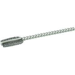 1/4″ Power Tube Brush, .005″ Stainless Steel Wire Fill, 9/16″ Brush Length - Industrial Tool & Supply