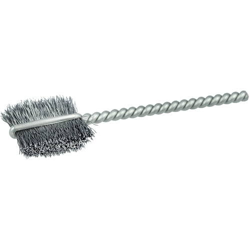 1/2″ Power Tube Brush, .005″ Stainless Steel Wire Fill, 9/16″ Brush Length - Industrial Tool & Supply