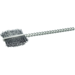 1/2″ Power Tube Brush, .005″ Stainless Steel Wire Fill, 9/16″ Brush Length - Industrial Tool & Supply
