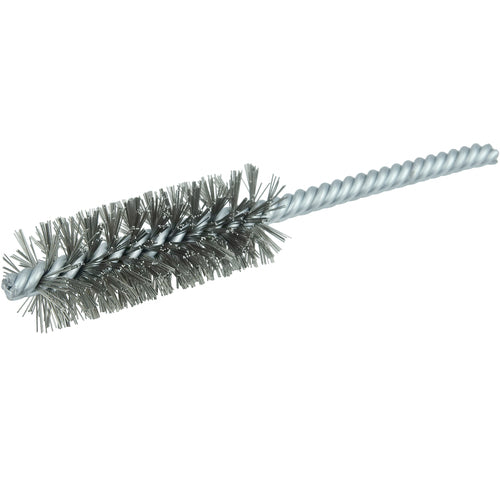 7/8″ Power Tube Brush, .006″ Stainless Steel Wire Fill, 2-1/2″ Brush Length - Industrial Tool & Supply