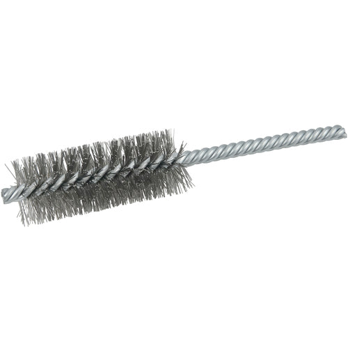 1″ Power Tube Brush, .0104″ Stainless Steel Wire Fill, 2-1/2″ Brush Length - Industrial Tool & Supply