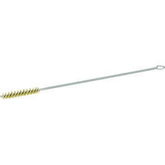 1/4″ Hand Tube Brush-0.003″ Brass, 1 1/2 Brush Length - Non-Sparking Wire Wheel - Industrial Tool & Supply