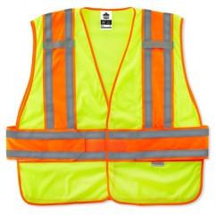 8240HL XL/2XL LIME 2-TONE VEST - Industrial Tool & Supply