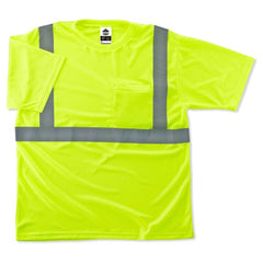 8289 Glowear Econo T-Shirt Lime 2X Lrg - Industrial Tool & Supply