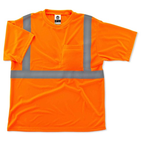 8289 3 XL Orange T-Shirt Type R Class 2 - Industrial Tool & Supply