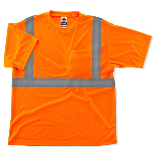 8289 5 XL Orange T-Shirt Type R Class 2 - Industrial Tool & Supply