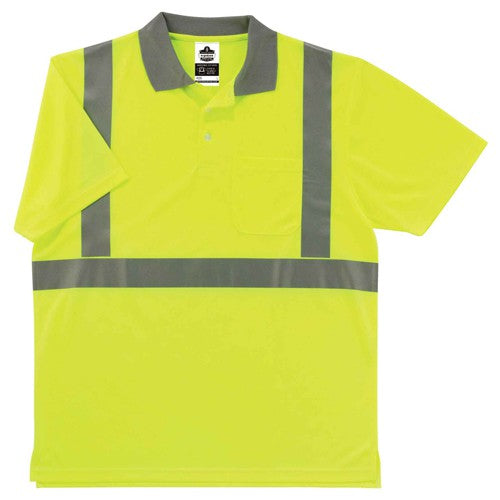8295 5 XL Lime Polo Shirt Type R Class 2 - Industrial Tool & Supply