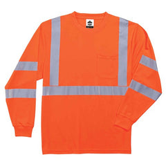 8391 XL Orange Long Sleeve T-Shirt Type R Class 3 - Industrial Tool & Supply