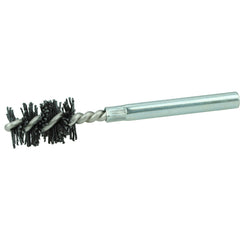 Burr-Rx 5/8″ Dia Power Tube Brush, .026/120CG Crimped Fill, 1″ Brush Length, 3-1/2″ Overall Length - Industrial Tool & Supply
