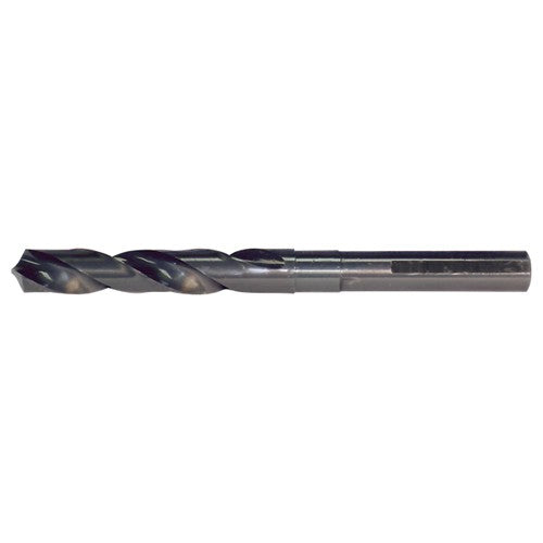 ‎1-19/64 RHS / RHC HSS 118 Degree Radial Point 1/2 Reduced Shank Silver & Deming Drill - Steam Oxide