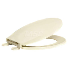 Toilet Seats; Type: Open Front Toilet Seat Less Cover with Self Sustaining Hinges; Style: Round; Material: Plastic; Color: Biscuit; Outside Width: 14-3/16; Inside Width: 0; Length (Inch): 16.5; Minimum Order Quantity: Plastic; Material: Plastic