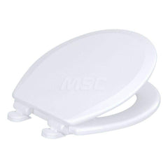 Toilet Seats; Type: Open Front w/ Cover; Style: Round; Material: Plastic; Color: Crane White; Outside Width: 14-3/8; Inside Width: 0; Length (Inch): 17; Minimum Order Quantity: Plastic; Material: Plastic