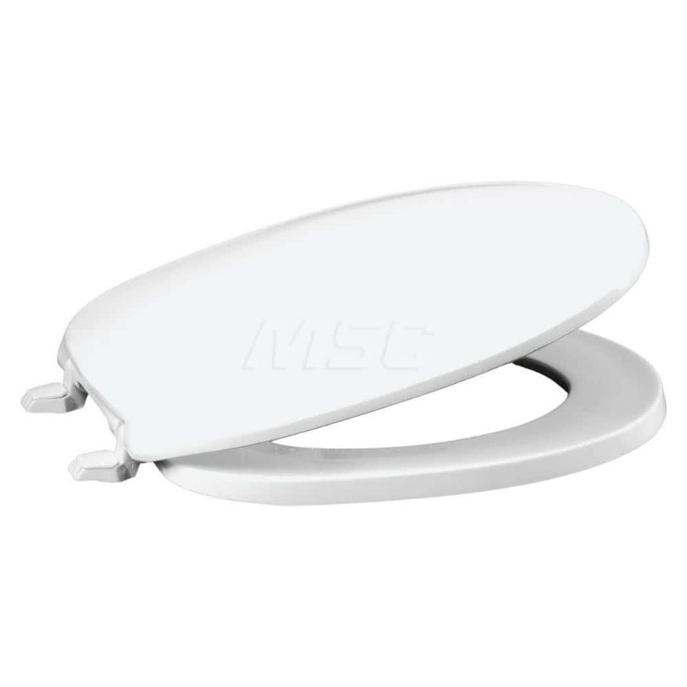 Toilet Seats; Type: Closed Front w/ Cover; Style: Round; Material: Plastic; Color: White; Outside Width: 14; Inside Width: 0; Length (Inch): 16.5; Minimum Order Quantity: Plastic; Material: Plastic
