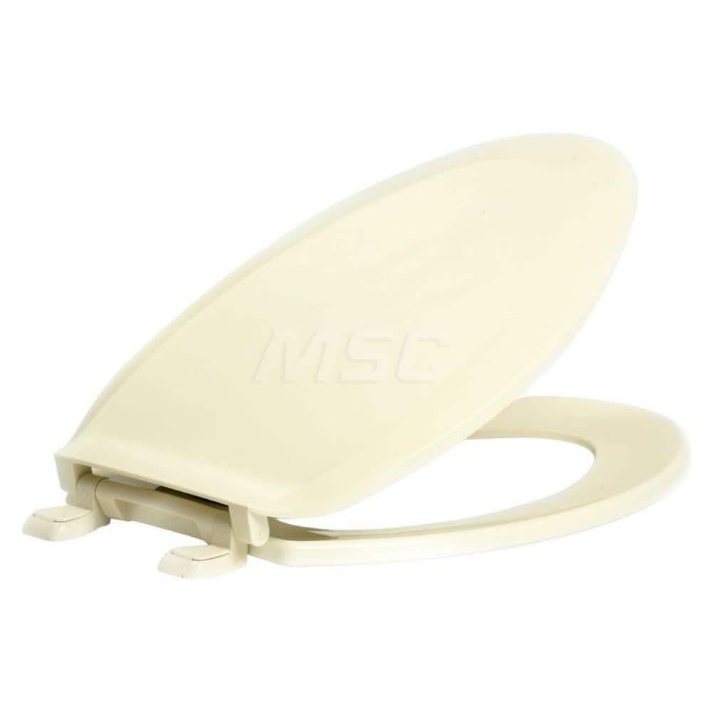 Toilet Seats; Type: Closed Front w/ Cover; Style: Elongated; Material: Plastic; Color: Biscuit; Outside Width: 14; Inside Width: 0; Length (Inch): 18.75; Minimum Order Quantity: Plastic; Material: Plastic
