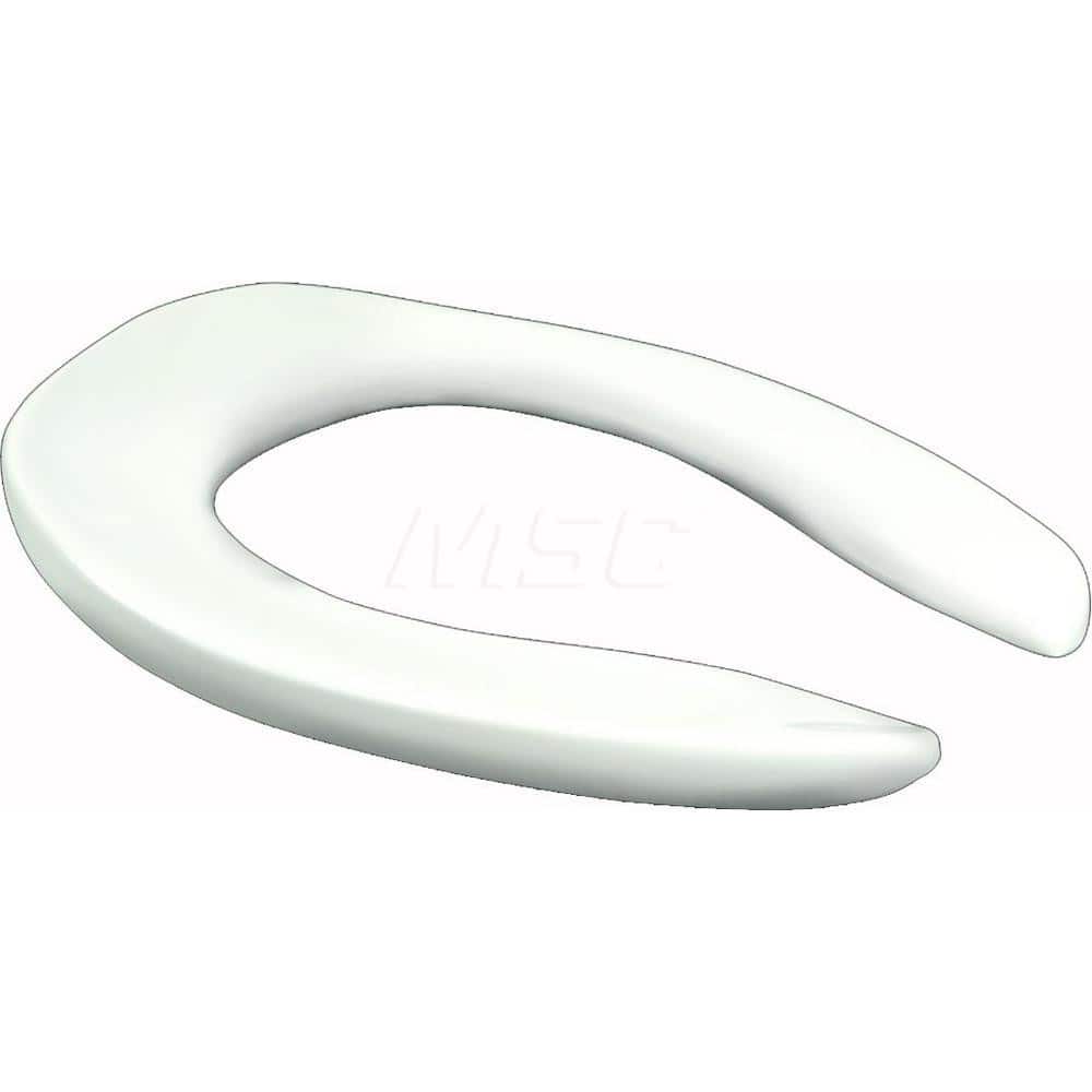 Toilet Seats; Type: Closed Front w/ Slow Close and Lift Off Hinge; Style: Open Front; Material: Plastic; Color: White; Outside Width: 14-1/2; Inside Width: 0; Length (Inch): 18.6; Minimum Order Quantity: Plastic; Material: Plastic