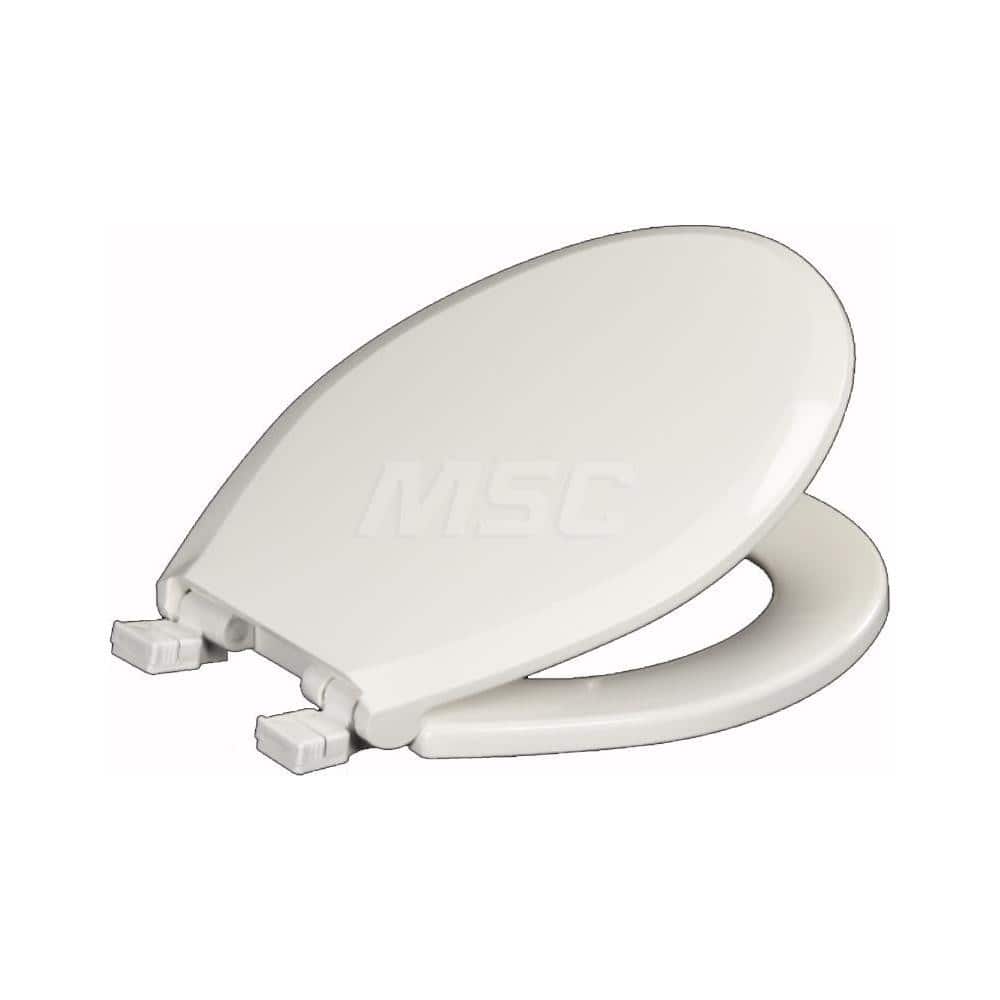 Toilet Seats; Type: Luxury Closed Front w/ Slow Close; Style: Round; Material: Plastic; Color: White; Outside Width: 14-3/8; Inside Width: 0; Length (Inch): 16.5; Minimum Order Quantity: Plastic; Material: Plastic