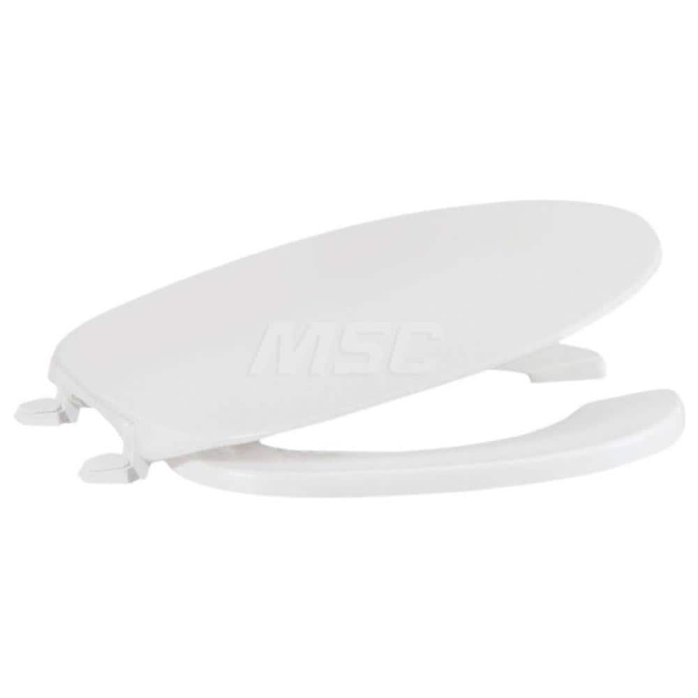 Toilet Seats; Type: Closed Front w/ Lift and Clean; Style: Round; Material: Plastic; Color: White; Outside Width: 14; Inside Width: 0; Length (Inch): 16.5; Minimum Order Quantity: Plastic; Material: Plastic
