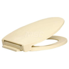 Toilet Seats; Type: Closed Front w/ Cover; Style: Elongated; Material: Plastic; Color: Bone; Outside Width: 14-1/2; Inside Width: 0; Length (Inch): 18.5; Minimum Order Quantity: Plastic; Material: Plastic