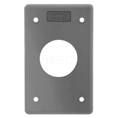 Electrical Outlet Box & Switch Box Accessories; Accessory Type: Box Covers; Additional Information: Environmental - Flammability - UL 94V-0; Impact Resistant Valox ™ Cover Plate