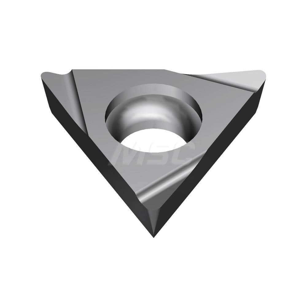 Turning Insert:  TBGT521RAY H1,  Solid Carbide Uncoated Finish,  Right Hand,  60.0 &deg N/A Triangle,  Series  H1