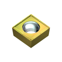 Turning Insert:  SCMT3252EFB T2500Z,  Cermet AlN Finish,  Neutral,  0.3750″ Long,  3/8″ Inscribed Circle,  0.0315″ Corner Radius,  90.0 &deg N/A Square,  Series  T2500Z