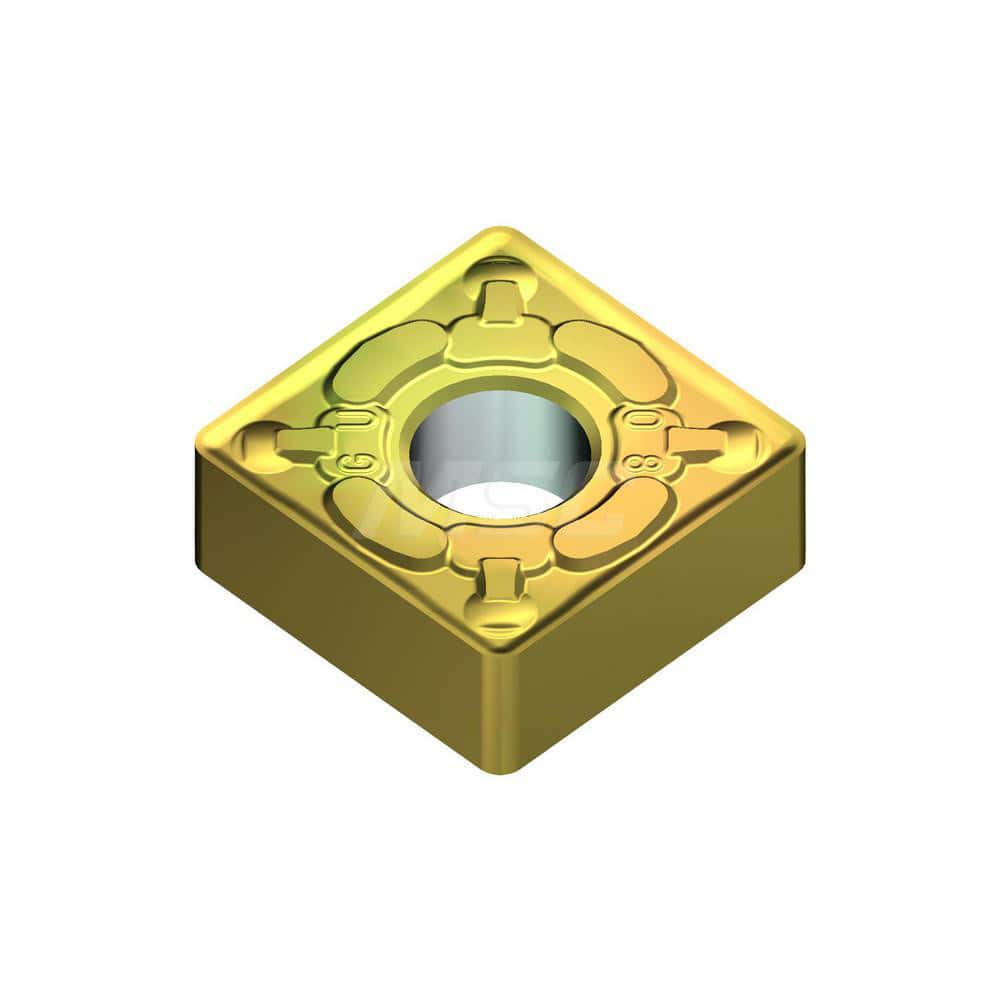Turning Insert:  SNMG432EGU T1500Z,  Cermet AlN Finish,  Neutral,  0.5000″ Long,  1/2″ Inscribed Circle,  0.0315″ Corner Radius,  90.0 &deg N/A Square,  Series  T1500Z