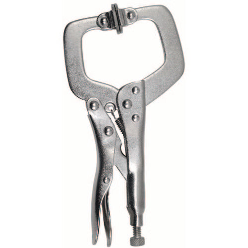 LOCKING C-CLAMP W/SWIVEL PAD 6″ - Industrial Tool & Supply
