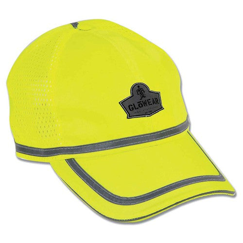 8930 Lime Hi-Vis BasebaLL Cap - Industrial Tool & Supply