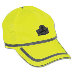 8930 Lime Hi-Vis BasebaLL Cap - Industrial Tool & Supply