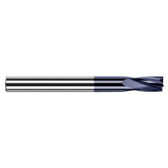 0.1562″ (5/32″) Cutter Diameter × 0.6250″ (5/8″) Flute Length Carbide Flat Bottom Counterbore, 4 Flutes, AlTiN Coated - Industrial Tool & Supply