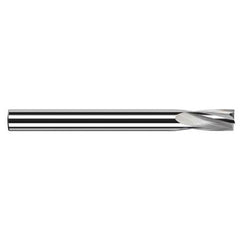 0.0781″ (5/64″) Cutter Diameter × 0.3120″ (5/16″) Flute Length Carbide Flat Bottom Counterbore, 4 Flutes - Exact Industrial Supply