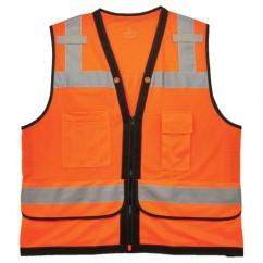 8253HDZ 4/5XL ORANGE HD MESH VEST - Industrial Tool & Supply