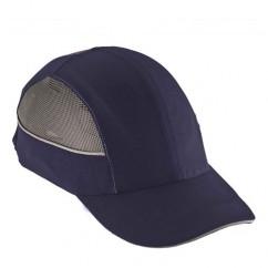 8960 LONG BRIM NAVY BUMP CAP W/LED - Industrial Tool & Supply