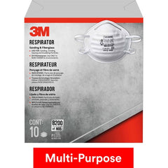 3M Sanding and Fiberglass Respirator N95 Particulate 8200H10-DC - Industrial Tool & Supply